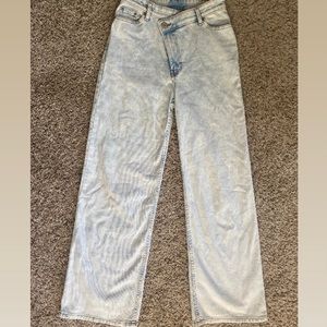 Kohls Asymmetrical Button High-Rise Jeans
